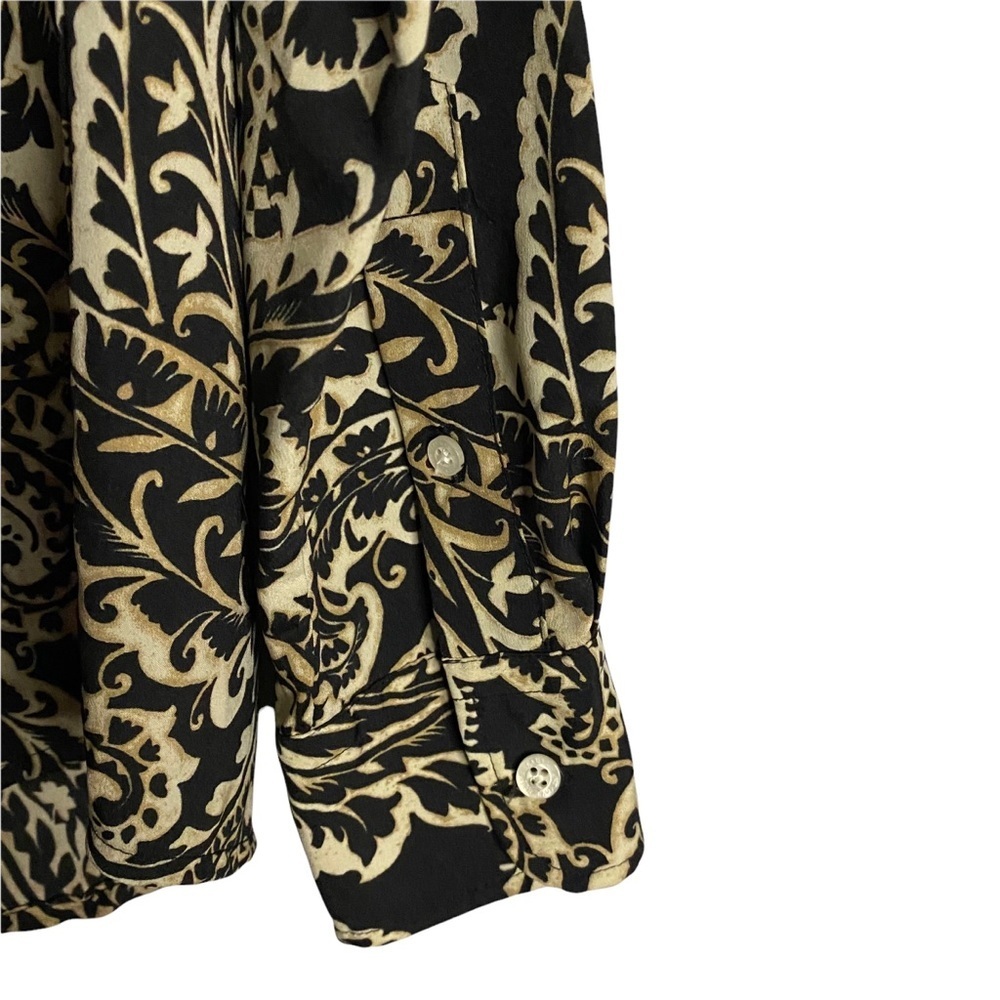 Lauren Ralph Lauren Women’s Paisley Button Down Shirt - Picture 4 of 8
